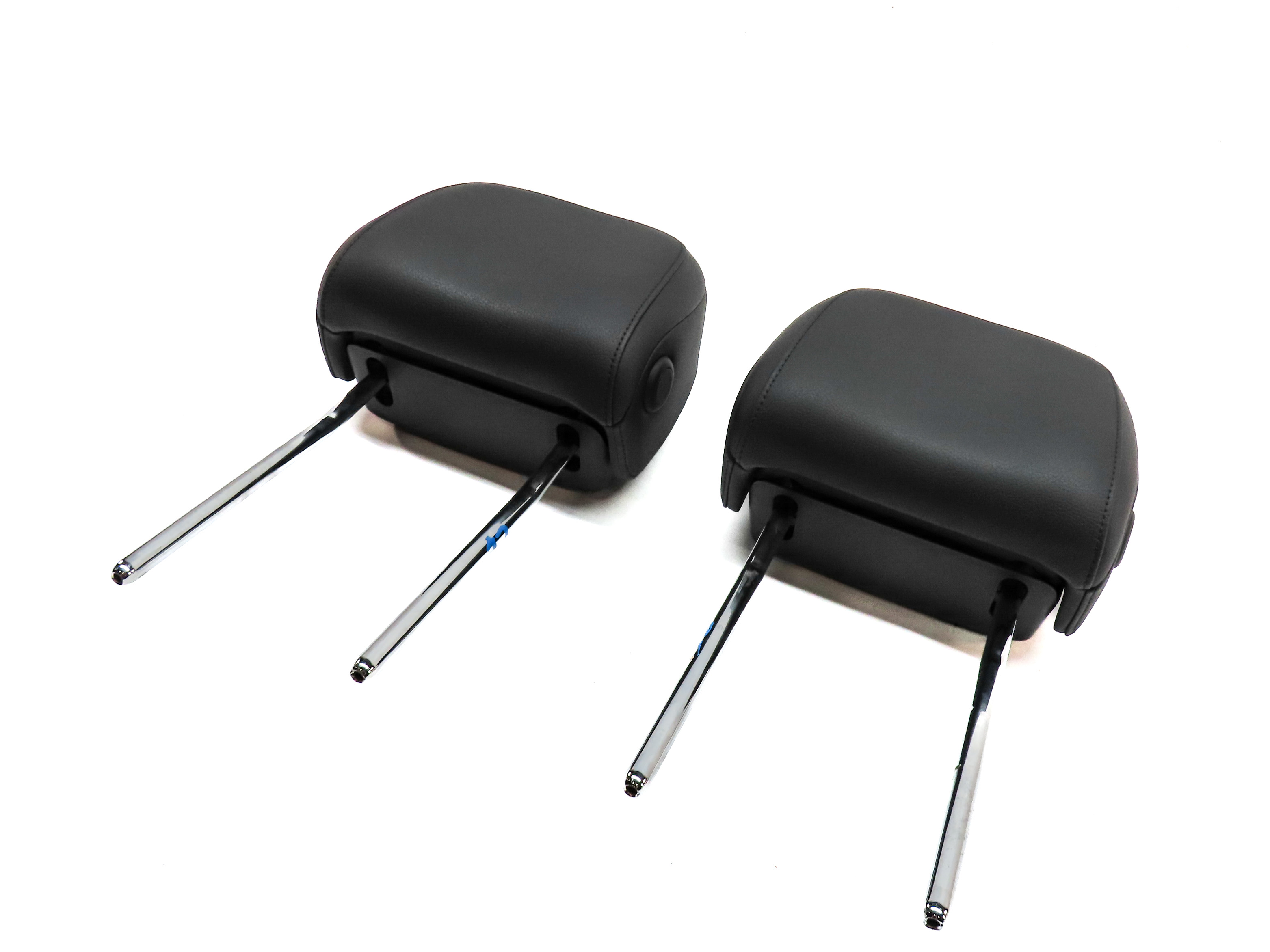 2017-2019 AUDI A4 A5 S5 (B9 F5 8W 8WS) FRONT LEFT & RIGHT HEADREST SET/2 (Black) — exact item pictured